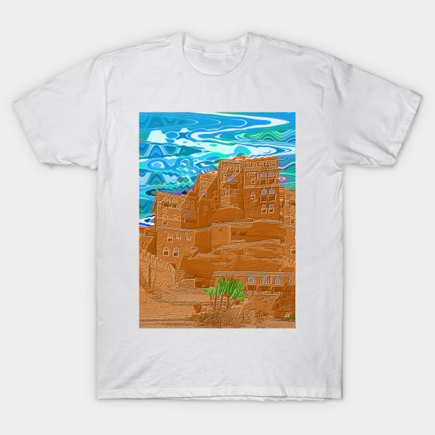 Yemen Sanaa City V3 T-Shirt by walil designer